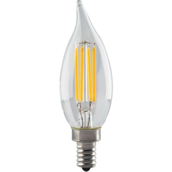 Satco 40W Equivalent Warm White CA11 Candelabra LED Decorative Light Bulb