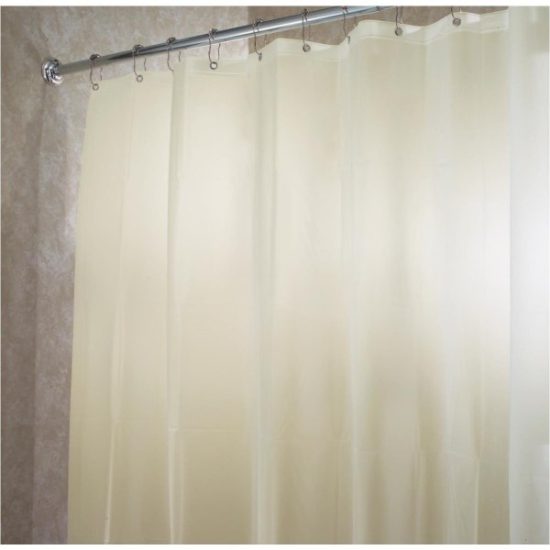 iDesign 72 In. x 72 In. Sand EVA Shower Curtain Liner