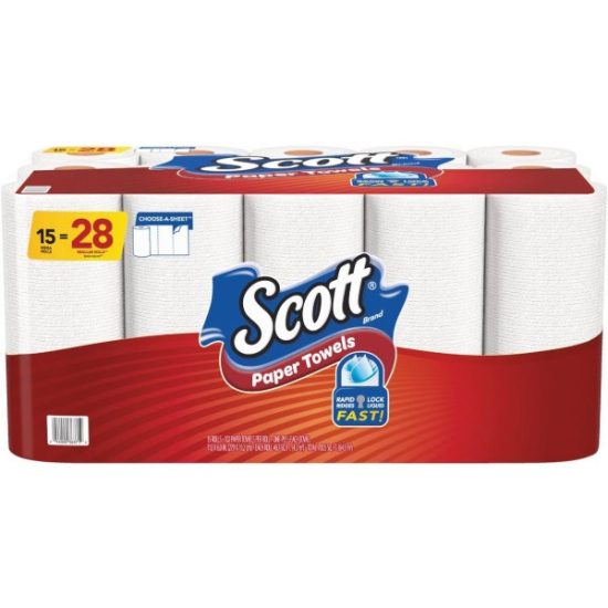Scott Choose-A-Sheet Paper Towels (15-Mega Rolls)