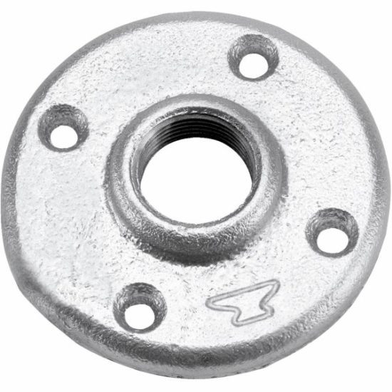 Anvil 1-1/4 In. Malleable Iron Galvanized Floor Flange