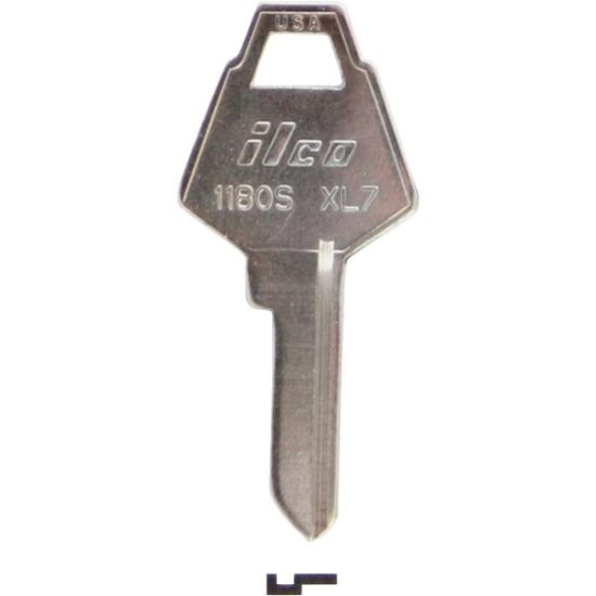 ILCO Nickel Plated Mailbox Key, 1180S (10-Pack)