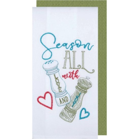 Kay Dee Designs Season Embroidered Kitchen Towel (2-Pack)
