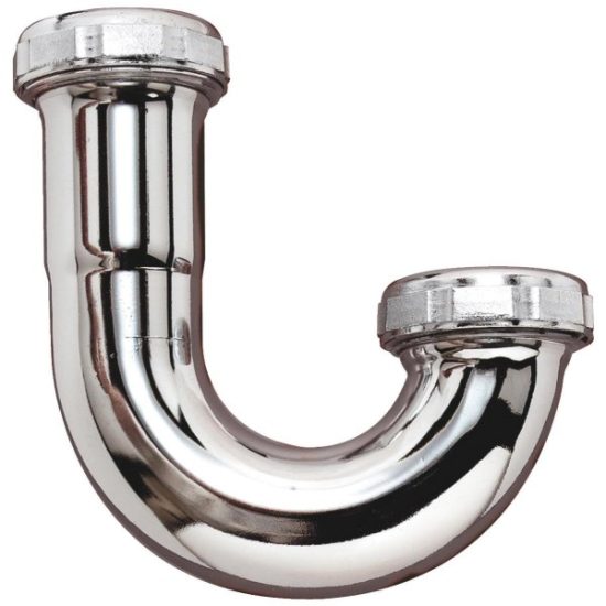 Do it Best 1-1/2 In. Chrome Plated Brass J-Bend
