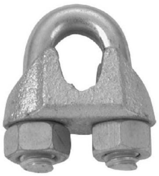 Campbell 3/4 In. Galvanized Iron Cable Clip