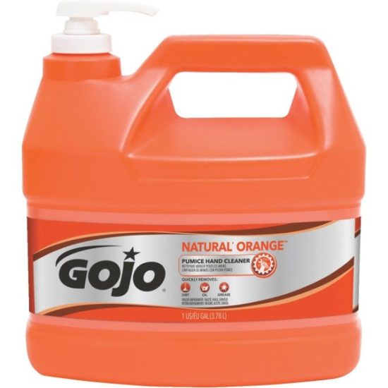 GOJO Natural Orange 1 Gal. Pump Pumice Hand Cleaner