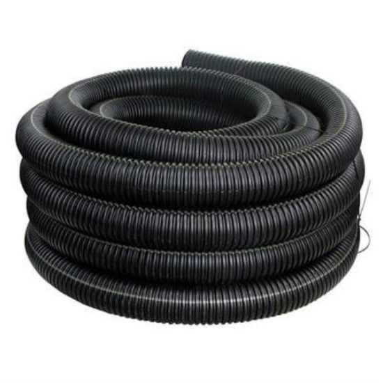 Advanced Drainage Systems 4 In. X 100 Ft. Corrugated Solid Drainage Pipe