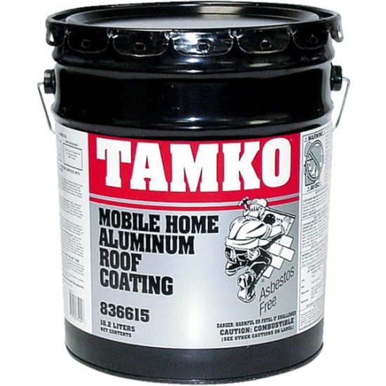 Tamko 5 Gal. Fibered Aluminum Mobile Home Roof Coating
