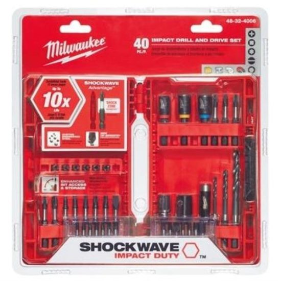 Milwaukee SHOCKWAVE 40-Piece Impact Duty Drill and Drive Set