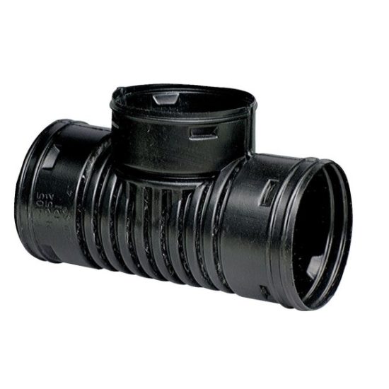 Advanced Drainage Systems 3 In. Plastic Corrugated Tee