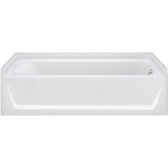 Sterling Ensemble 7117 Series 60 In. L x 30-1/4 In. W x 16 In. D Right Drain Bathtub in White