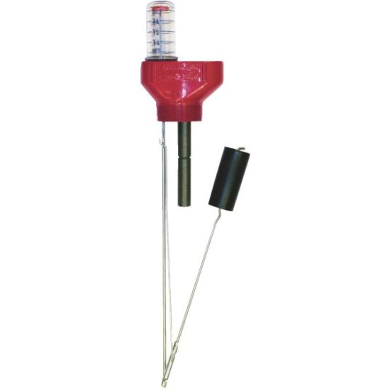 King 2 In. MNPT x 1-1/2 FNPT Oil Tank Combination Vertical Fill Alarm and Tank Gauge