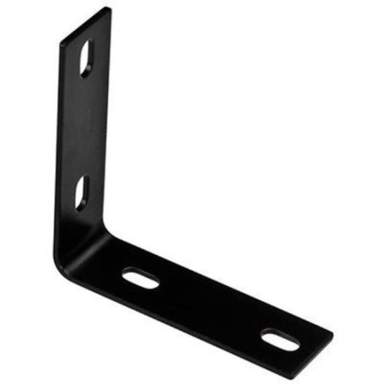 National Catalog 1151BC 5.1 In. x 1.5 In. Black Heavy-Duty Corner Brace