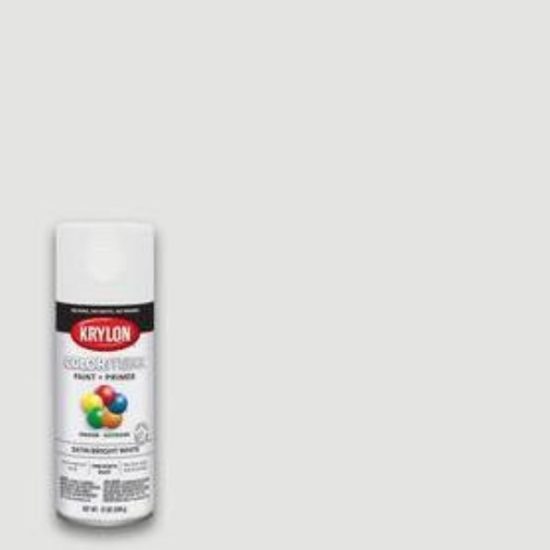 Krylon ColorMaxx12 Oz. Satin Spray Paint, Bright White