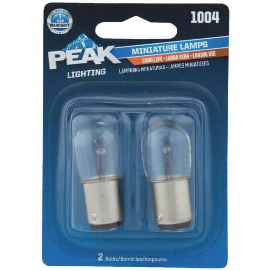 PEAK 1004 12.8V Mini Incandescent Automotive Bulb (2-Pack)