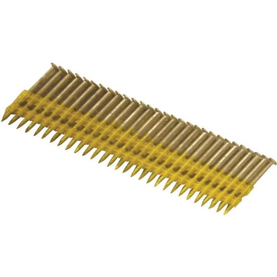 Grip-Rite 28 Degree Plastic Strip Bright Clipped Head Framing Stick Nail, 3 In. x .120 In. (2000 Ct.)