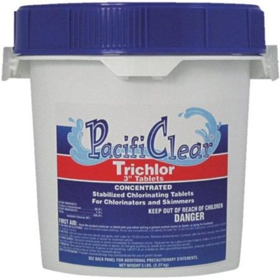 PacifiClear 3 In. 5 Lb. Trichlor Chlorine Tablet