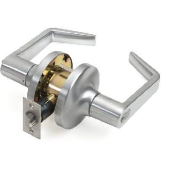 Tell Satin Chrome Entry Door Lever