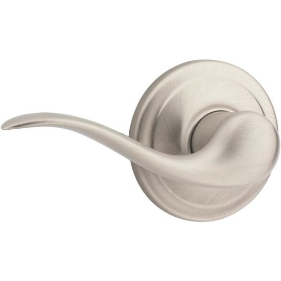 Weiser Satin Nickel Toluca Passage Door Lever