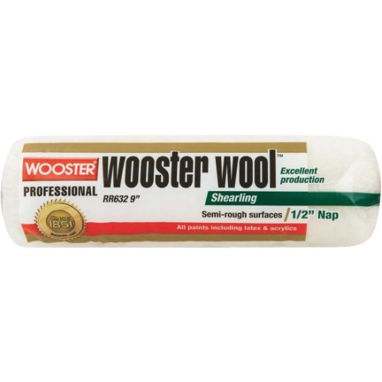 Wooster Wool 9 In. x 1/2 In. Paint Roller Cover