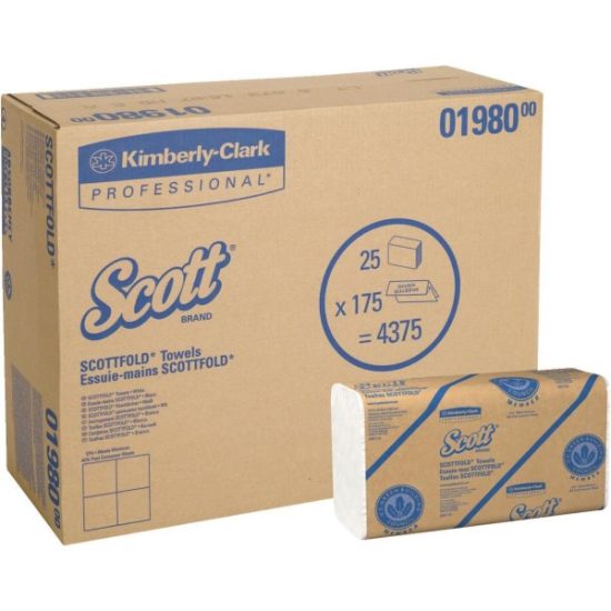Kimberly Clark Scott Pro Scottfold M White Hand Towel (25-Count)