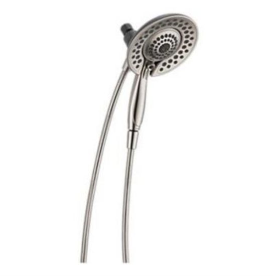 Delta In2ition 5-Spray 1.8 GPM Combo Handheld Shower & Showerhead, Brushed Nickel