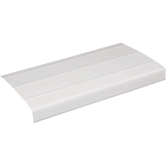 Amerimax 6 In. x 12 Ft. .024 In. Wavy Aluminum Fascia