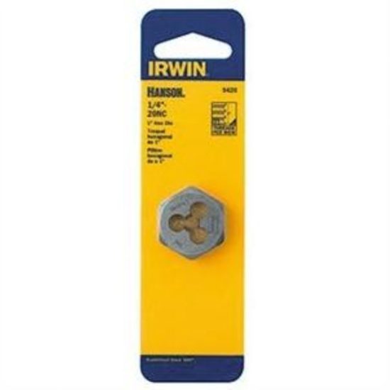 Century Drill & Tool 1/4-28 National Fine 1 In. Across Flats Fractional Hexagon Die