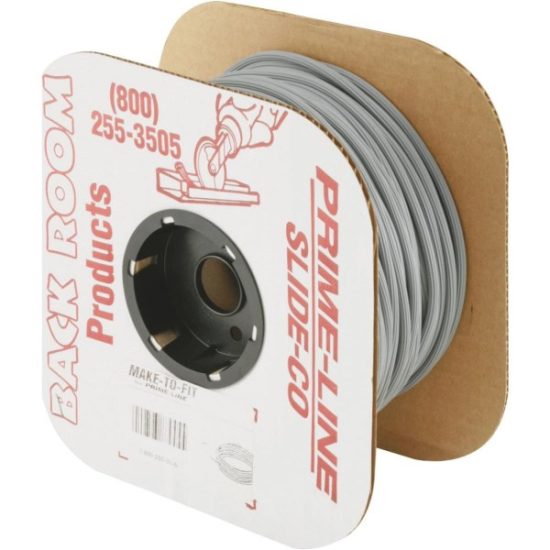 Prime-Line 0.140 In. Dia. x 500 Ft. L. Gray Vinyl Screen Retainer Spline