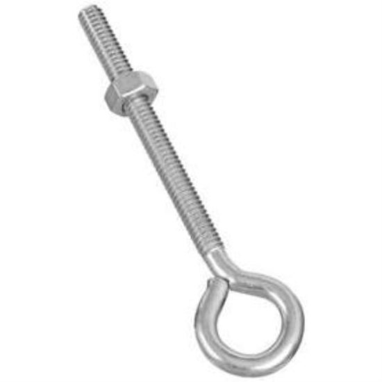National 1/4 In. x 4 In. Zinc Eye Bolt with Hex Nut