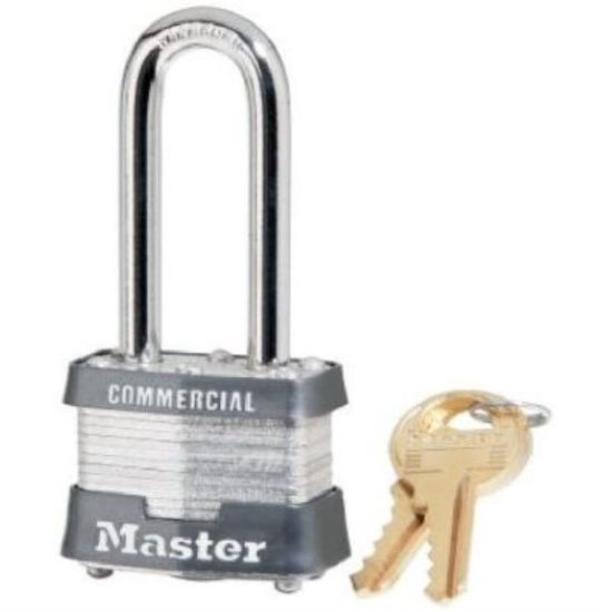 1-1/2 In. Laminated Keyed-Alike Padlock, 2-In. Long Shackle