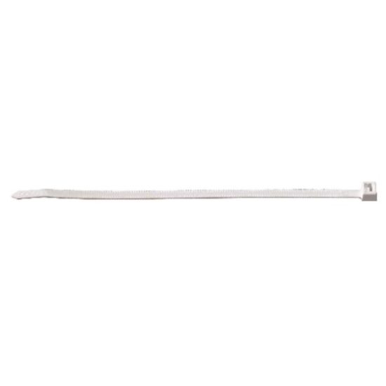 Catamount Twist Tail 7 In. x 0.187 In. White Nylon Cable Tie (50-Pack)