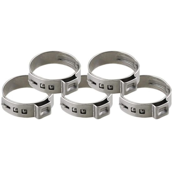 Plumbeeze 1 In. Stainless Steel PEXB Pinch Clamp (5-Pack)