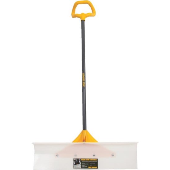 True Temper 30 In. Nylon Snow Pusher with 42 In. Steel Handle