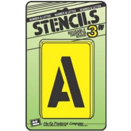 Hy-Ko 3 In. Letter, Number & Symbol Stencil Set