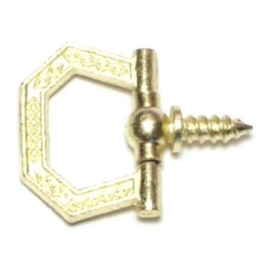 Hexagon Decor Ring Brass