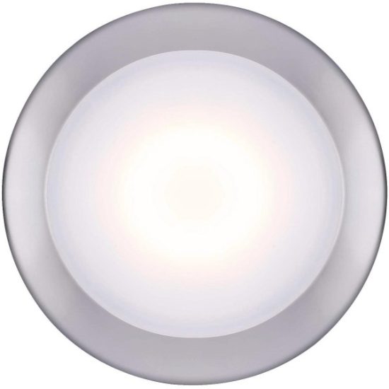 Canarm 6 In. Brushed Nickel LED Disc Flush Mount Light Fixture