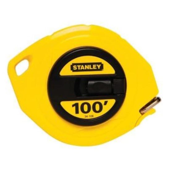 Stanley 100 Ft. Steel Closed Case Reel Tape