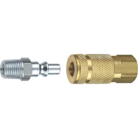 Tru-Flate 1/4 In. Coupler and Plug