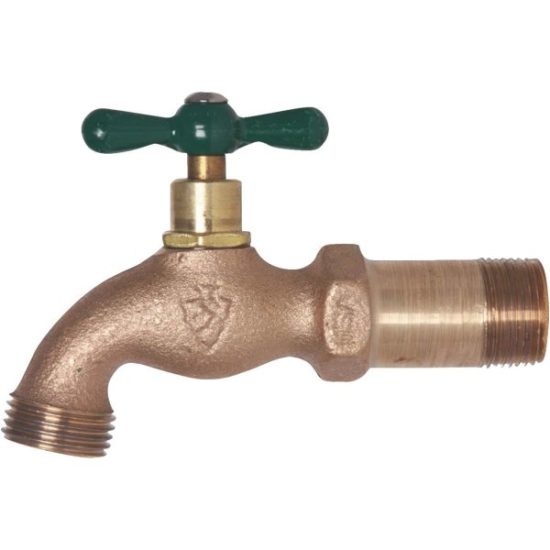 Arrowhead Brass 3/4 In. MIP x 3/4 In. Male Hose Thread Standard Hose Bibb