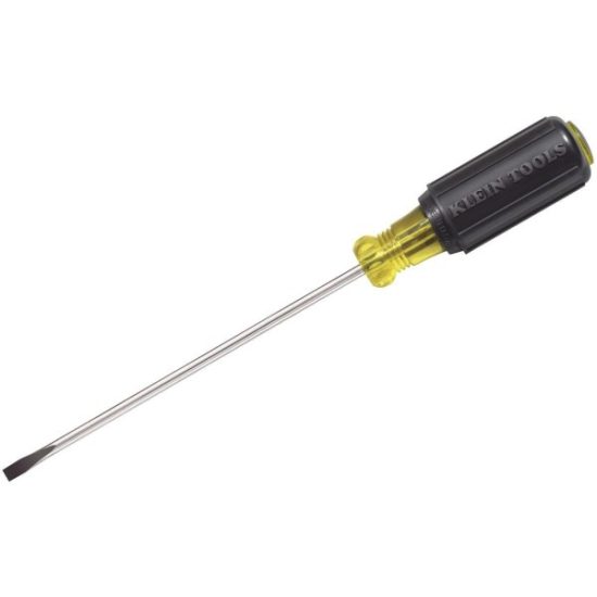 Klein 3/16 In. x 6 In. Cabinet-Tip Slotted Screwdriver