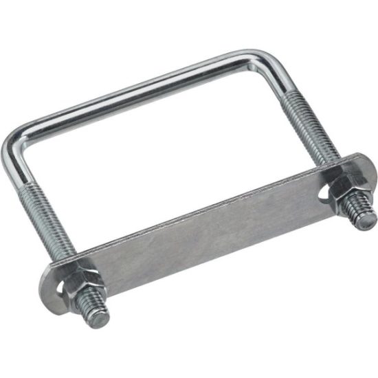National 3/8 In. x 3-5/8 In. x 4 In. Zinc Square U Bolt