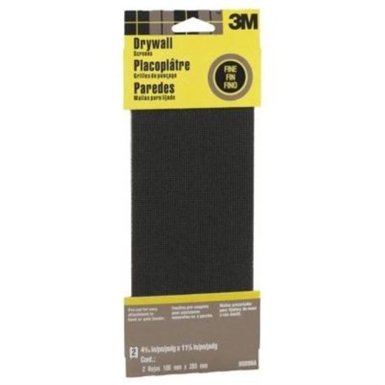 3M Fine Grade 4-3/16 In. x 11-1/4 In. Precut Drywall Sanding Screen (2-Pack)