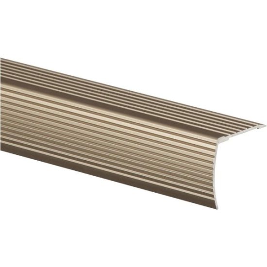 Frost King Satin Nickel 1-1/8 In. W x 36 In. L Aluminum Stairnose