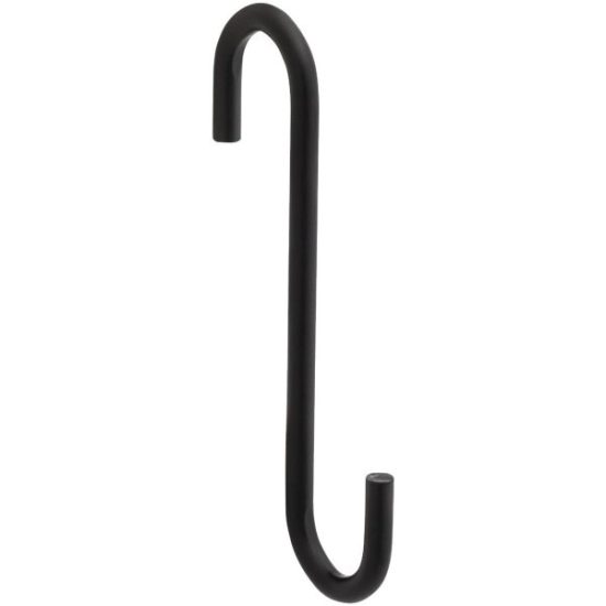 National 2648 4-3/4 In. Black Steel Modern Small S-Hook Plant Hanger