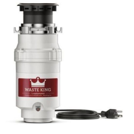 Waste King Legend Series 1/3 HP Garbage Disposer, 2 Year Warranty