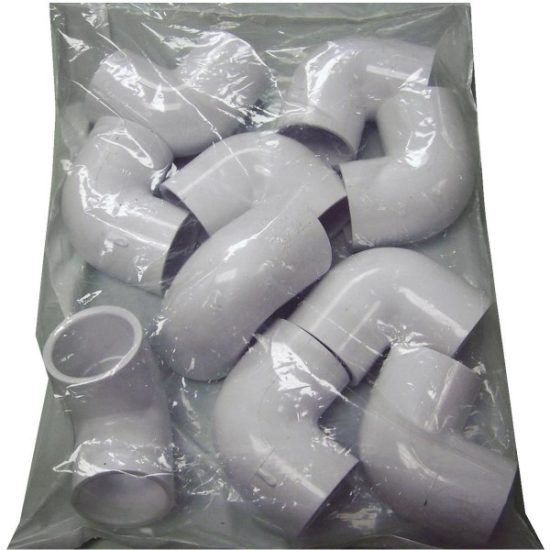 Charlotte Pipe 1 In. Slip x Slip Schedule 40 90 Deg. PVC Elbow (1/4 Bend) (10-Pack)