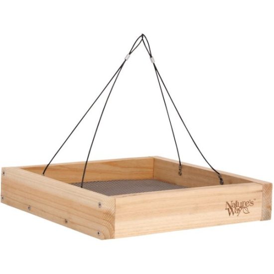 Nature's Way Natural Cedar Platform Bird Feeder