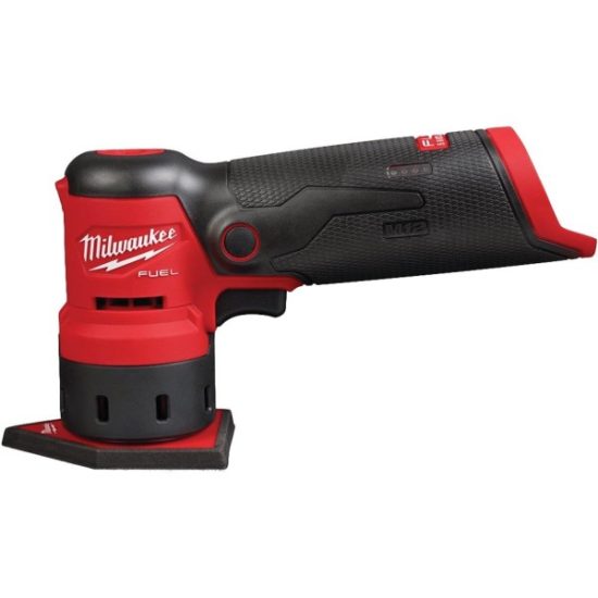 Milwaukee M12 FUEL 12 Volt Lithium-Ion Orbital Detail Cordless Finish Sander (Bare Tool)