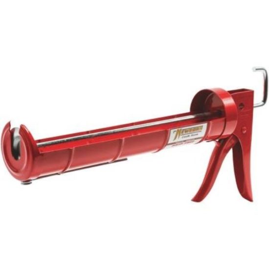 Newborn Drip-Free Super Ratchet Rod Caulk Gun with Cradle Frame