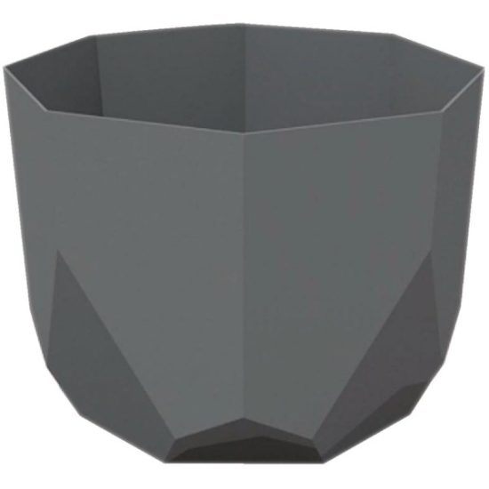 Bloem Tuxton 6 In. Plastic Charcoal Planter